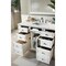 James Martin Vanities Bristol 48in Single Vanity, Bright White w/ 3 CM Eternal Jasmine Pearl Quartz Top 157-V48-BW-3EJP - alternate 4